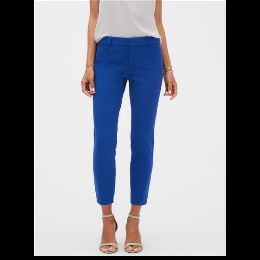 Banana Republic Sloan slim ankle pant - Royal Blue